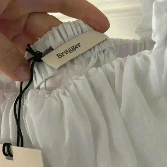 Brogger Olive Top in White Small NWT - Picture 6 of 8